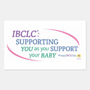 IBCLC® Dayスタンプ（英語） 長方形シール