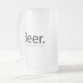 iBeer – そのためのタップがある フロストグラスビールジョッキ (正面左)