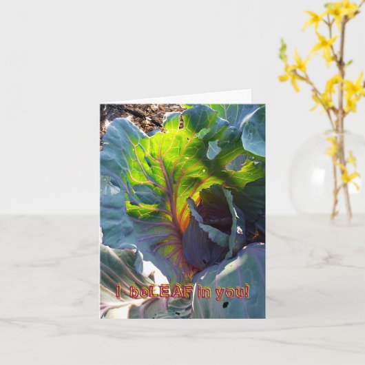 IBELEAF in you カード (黄色い花)