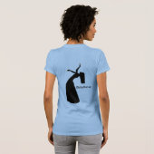 iBellyDanceのダンスのワイシャツ Tシャツ (裏面フル)