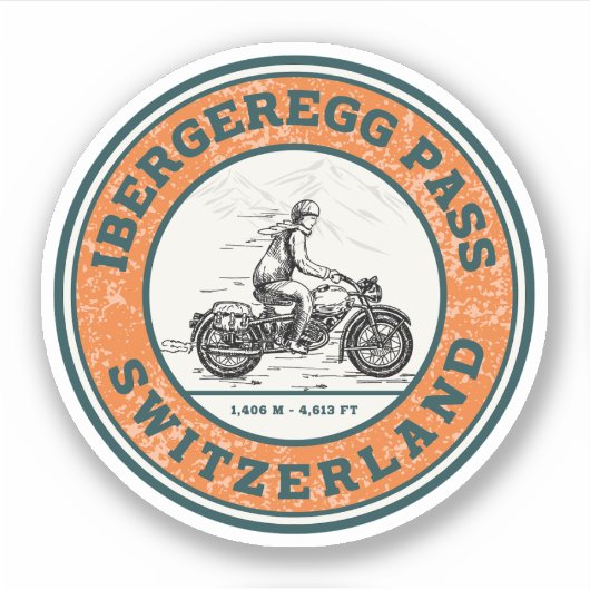 Ibergeregg パス スイス アルプス バイク ツアー シール (正面)