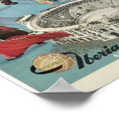 Iberia Vintage "Madrid" ポスター (角)
