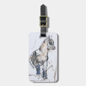 Ibexの子供 ラゲッジタグ (正面縦)