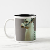 ibexの形のunguentの瓶のふた ツートーンマグカップ (左)