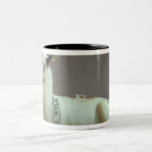 ibexの形のunguentの瓶のふた ツートーンマグカップ (中央)