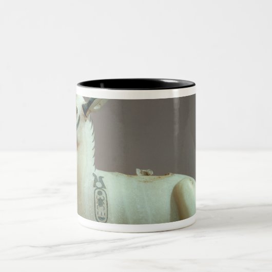 ibexの形のunguentの瓶のふた ツートーンマグカップ (中央)