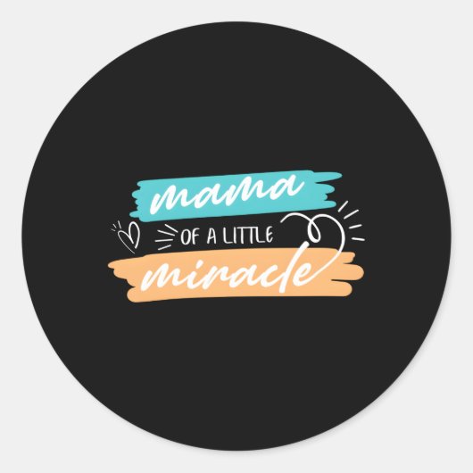 Ibfママ母ママ少し奇跡の転送の日インフィ ラウンドシール (正面)