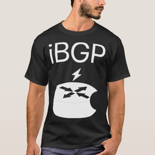 iBGPネットワークエンジニアリングBGPティー Tシャツ (正面)