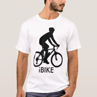 iBIKEの白のTシャツ Tシャツ