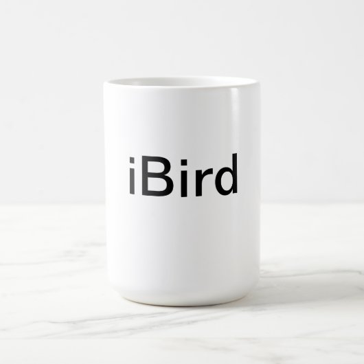 "iBird"のマグ コーヒーマグカップ (中央)