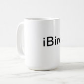 "iBird"のマグ コーヒーマグカップ (正面左)
