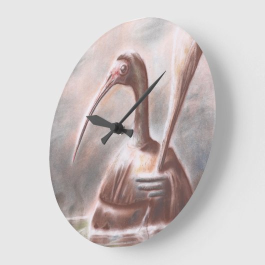 Ibis Tapicuru relógio de parede ラージ壁時計 (傾斜)