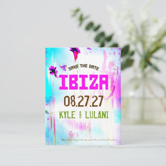 IBIZAの行先の保存日付 セーブザデート (スタンド正面)