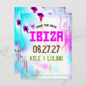 IBIZAの行先の保存日付 セーブザデート (正面/裏面)