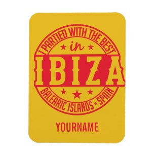 IBIZAスペインのカスタムなモノグラムの磁石 マグネット