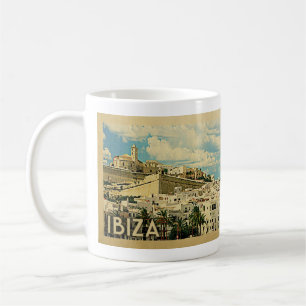 Ibizaスペインのヴィンテージ旅行 コーヒーマグカップ