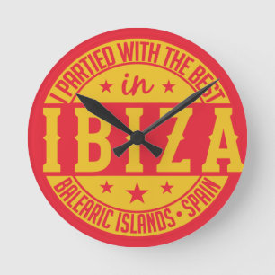 IBIZAスペインの壁時計 ラウンド壁時計