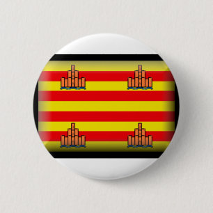 Ibizaスペインの旗 缶バッジ