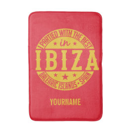 IBIZAスペインカスタムモノグラム風呂マット バスマット