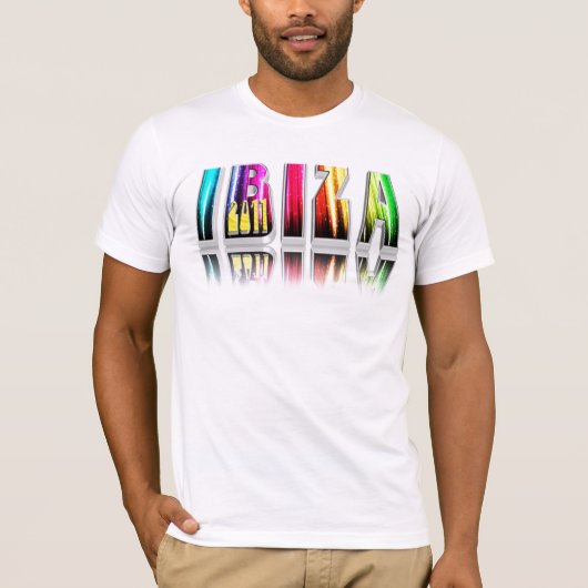 Ibiza 2011 letras tシャツ (正面)