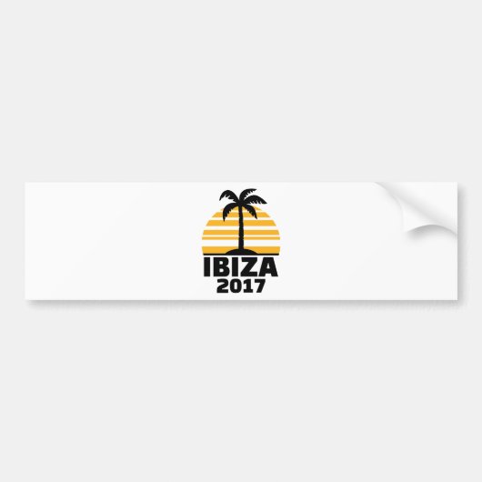 Ibiza 2017年 バンパーステッカー (正面)