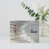 Ibiza Beach Postcard ポストカード (スタンド正面)