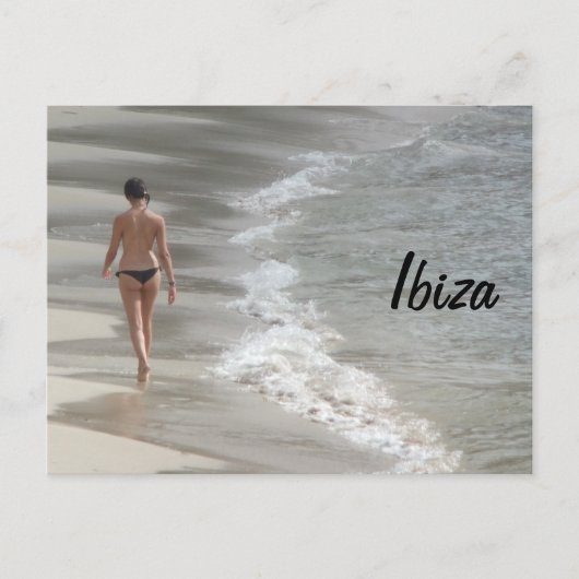 Ibiza Beach Postcard ポストカード (正面)