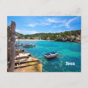 Ibiza Cala Vadella,スペインの美しい島,海 ポストカード