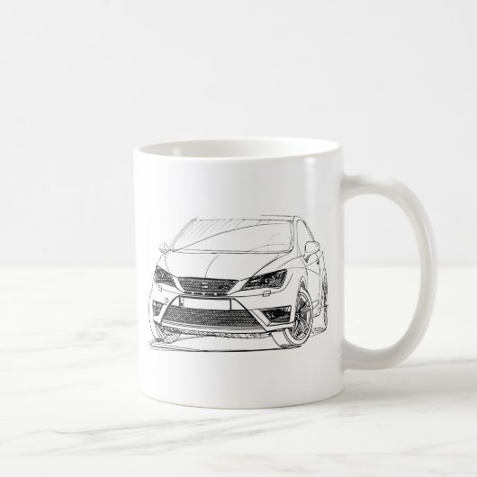 Ibiza Cupra 2013年をつけて下さい コーヒーマグカップ (右)