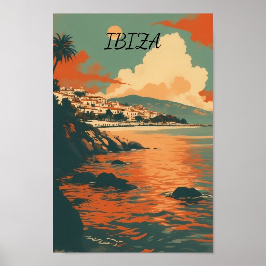 Ibiza Spain ポスター (正面)