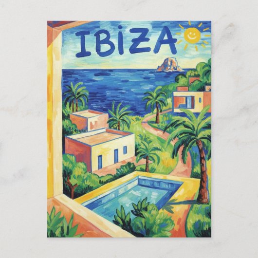 Ibiza Spain Travel ポストカード (正面)