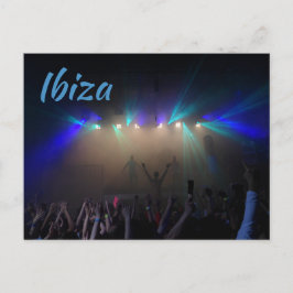 Ibiza Superclub DJ,ダンサー,パーティー時間 ポストカード