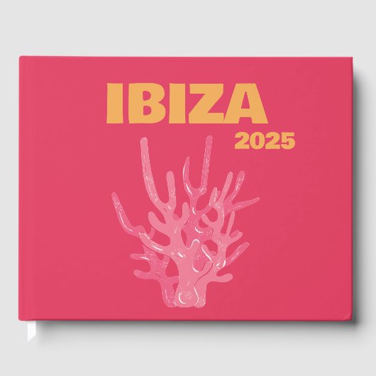 Ibiza travel coffee table book ゲストブック (正面)