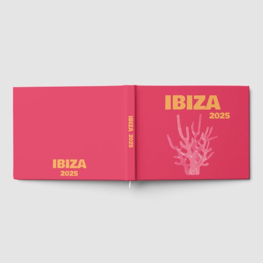 Ibiza travel coffee table book ゲストブック (全面)