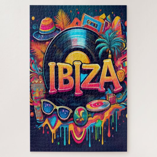 Ibiza Vibes – A Bold Celebration of Music & Color  ジグソーパズル (縦)