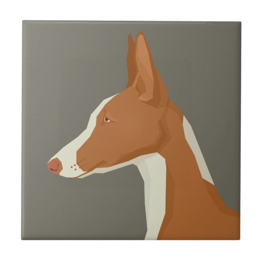 Ibizan Hound タイル (正面)