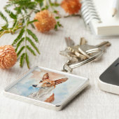 Ibizan Hound Acrylic Photo Tile キーホルダー (側面)