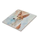 Ibizan Hound Acrylic Photo Tile タイル (側面)