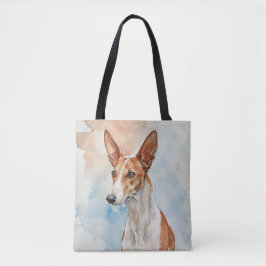 Ibizan Hound Acrylic Photo Tile トートバッグ