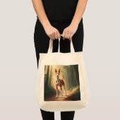 Ibizan Hound Elegant Grocery Tote Bag トートバッグ (正面(商品))
