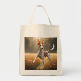 Ibizan Hound Elegant Grocery Tote Bag トートバッグ