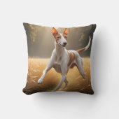 Ibizan Hound Elegant Throw Pillow クッション (正面)
