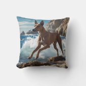  Ibizan Hound Elegant Throw Pillow クッション (正面)