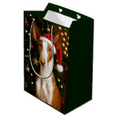 Ibizan Hound Holiday  ミディアムペーパーバッグ (裏面アングル)