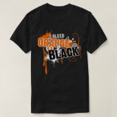 IBleedOrangeandBlackPulloverHoodie Tシャツ (デザイン正面)