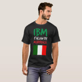 IBMはイタリアン結婚している。おもしろいイタリアン品 Tシャツ (正面フル)
