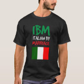 Ibmイタリアン By Marriageフード付ギフトおもしろいイタリアンBy Marriage Tシャツ (正面)