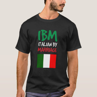 Ibmイタリアン By Marriageフード付ギフトおもしろいイタリアンBy Marriage Tシャツ