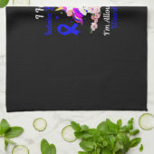 IBM Awareness Funny Unicorn Friend Family Support  キッチンタオル (折り畳み)