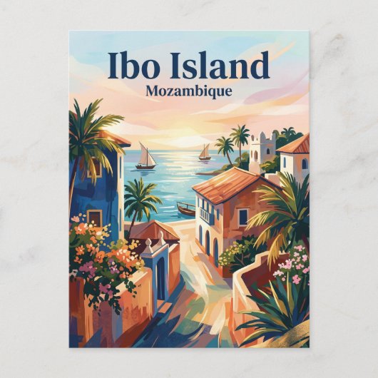 Ibo Island Mozambique ポストカード (正面)